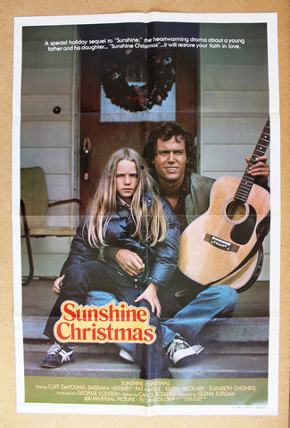 Sunshine Christmas {Cliff De Young} 27"x 41" Original U.S. Movie Poster 80s
