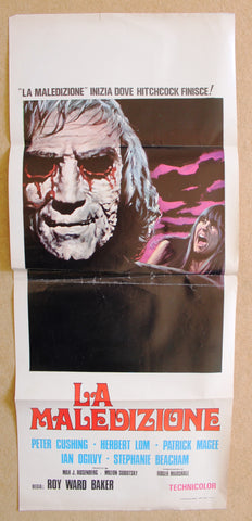 La maledizione, And Now the Screaming Starts! Italian Film Poster Locandina 70s