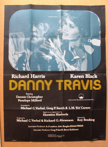 Danny Travis, The Last Word {Richard Harris} A Original British Movie Poster 70s