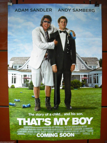 That's My Boy {Adam Sandler} 40X27 Original INT DB Folded Movie Poster 2012