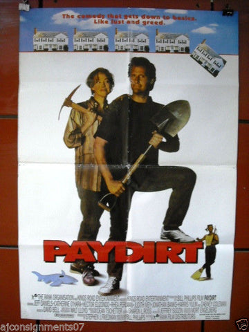 Paydirt "Jeff Daniels" Original Movie Lebanese Poster 90s