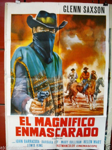 The Magnificent Texan Argentinean Movie Poster 60s
