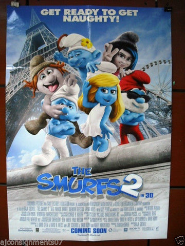 The Smurfs 2 International Orig. SS 40"x27"  Movie Poster 2013