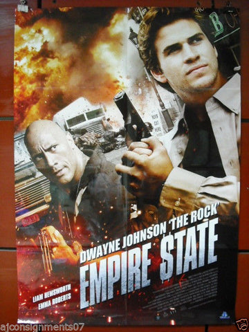 Empire State {Dwayne Johnson} 40"X27" Original Folded Movie Poster 2013