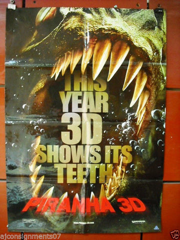 Piranha 3D (Richard Dreyfuss) Original 40x27 SS Movie Poster 2010