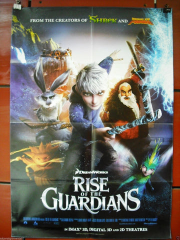 The Rise Of The Guardians 40X27 Original Folded Movie Poster 2012