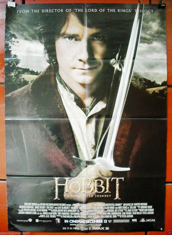 The Hobbit: An Unexpected Journey 40X27 Original Folded Movie Poster 2012