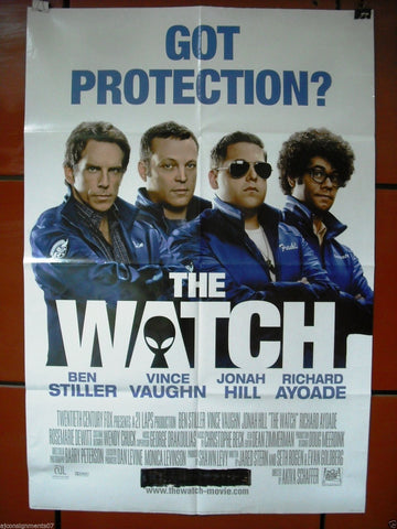 The Watch {Ben Stiller} 40"X27" Original INT DB Folded Movie Poster 2012