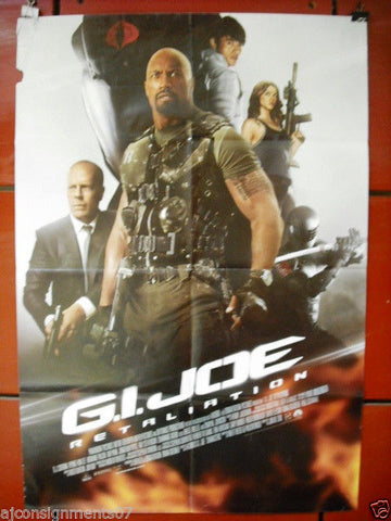 G.I. Joe: Retaliation {Jonathan Pryce} 40"X27" Original Folded Movie Poster 2013