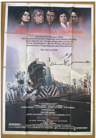 The Cassandra Crossing SOPHIA LOREN) 60x40 Original Bus Shelter Movie Poster 70s