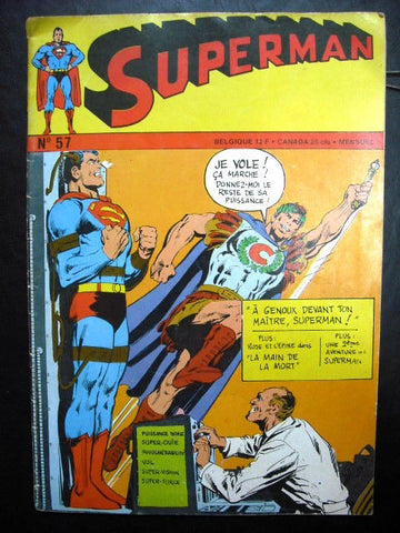 Superman No. 57 Poche Comics 1972  French Colored