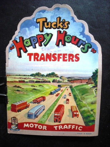 Tuck's Happy Hours Transfers No.4  {Motor Traffic} Unused 1938