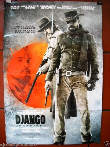 Django Unchained {Leonardo DiCapri} 40X27 Original B Folded Movie Poster 2000s