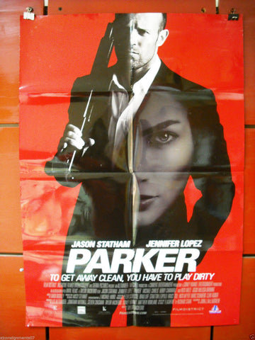 Parker {Jason Statham} 40X27 Original Folded Movie Poster 2013