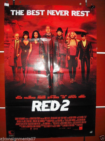 Red 2 International Orig. SS 40"x27"  Bruce WILLIS Movie Poster 2013