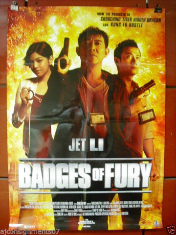 Badges of Fury {Jet Li} 40"X27" Bu er shen tan Original Folded Movie Poster 2013