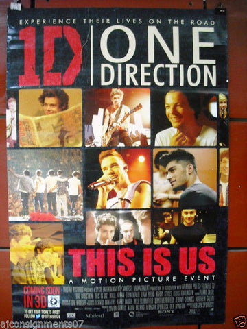 One Direction: This Is Us 40"X27" DB Original Folded Movie Poster 2013