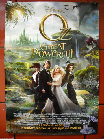 Oz the Great and Powerful {James Franco} 40X27 Original Folded Movie Poster 2013