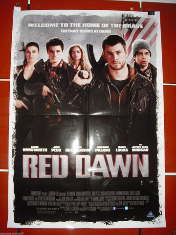 Red Dawn {Chris Hemsworth} 40X27 Original Folded Movie Poster 2012