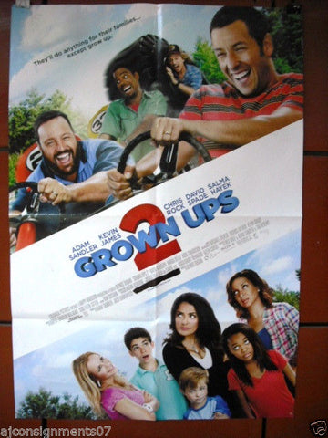 Grown Ups {Adam Sandler} BD 40"X27" Original Folded Movie Poster 2013