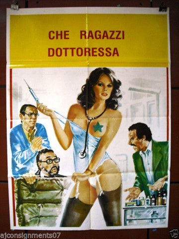 Che Dottoressa Ragazzi Int. Original Lebanese  (Lucio Como) Movie Poster 70s