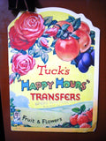 Tuck's Happy Hours Transfers No. 5  {Fruit & Flowers} Unused 1938