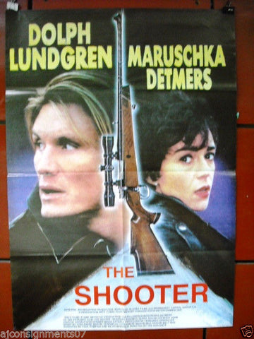The Shooter, Hidden Assassin (Dolph Lundgren) Original Movie Lebanese Poster 90s