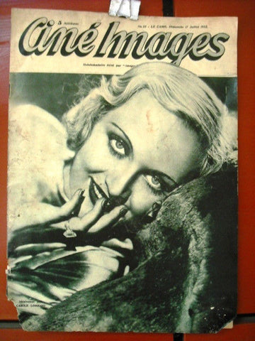 Cine Images French Vintage Magazine # 33 {Carole Lombard} 1932