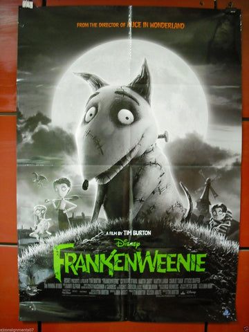 Frankenweenie 40"X27" Original INT Folded Movie Poster 2012