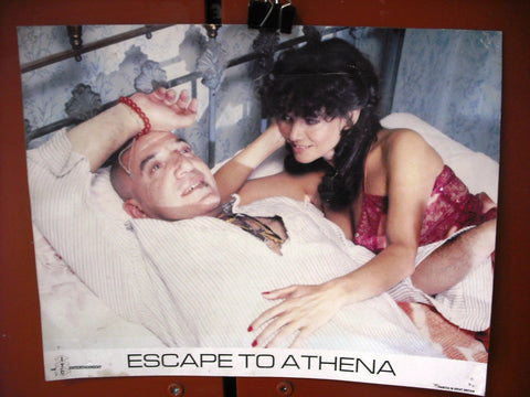 Escape to Athena (Roger Moore) Original Vintage Film Lobby Card 70s