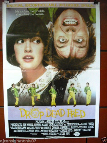 Drop Dead Fred {Rik Mayall} Original Movie Lebanese Poster 90s