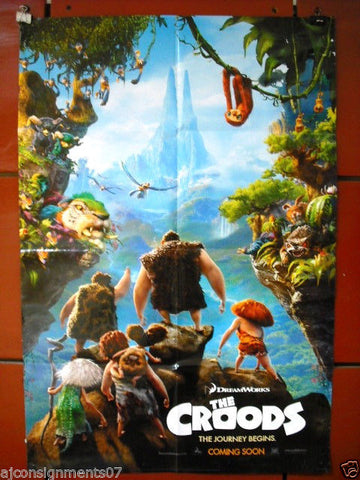 The Croods 40X27 Original DB VG Folded Movie Poster 2013