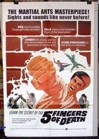 Five Fingers of Death Poster