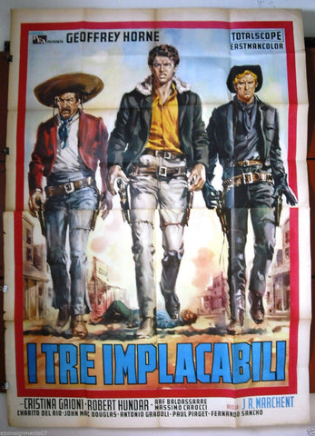 l Tre Implacabili 4F Poster