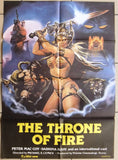 Throne of Fire "Il trono di fuoco" Original Lebanese Movie Poster 80s