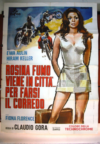 ROSINA FUMO VIENE IN CITTA' 4F Poster