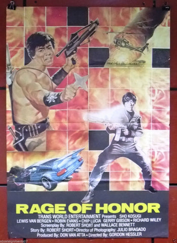 RAGE OF HONOR Poster