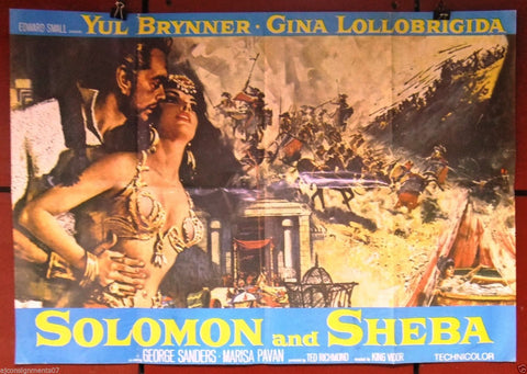 SOLOMON AND SHEBA Poster