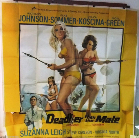 Deadlier Than the Male 6sh Poster